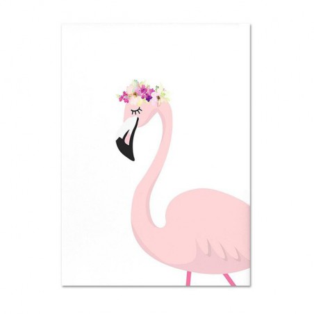 Pink Flamingo biały koń...