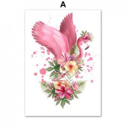 Różowy kwiat Flamingo...