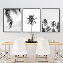 Tropikalny liść palmowy...