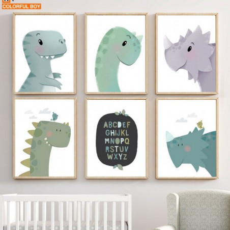 Cute Baby Dinosaur Cartoon...