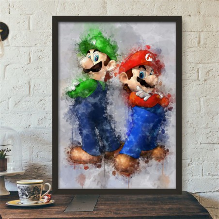 Anime gra super mario bros...