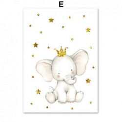 Cute Cartoon Elephant Star...