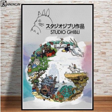 Studio ghibli hołd plakat...