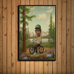 Rapper Star Tyler The Creator Flower Boy Music Poster Canvas