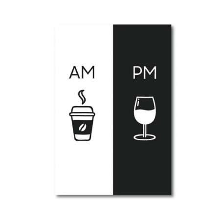 Am Coffee PM znak wina...