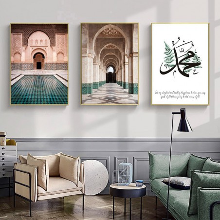 Moroccan Arch Canvas...