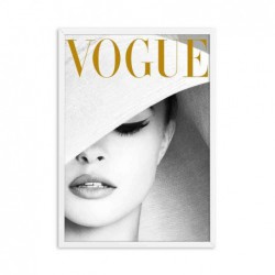 Vogue Cover biały kapelusz...