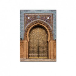 Marokański łuk stare drzwi...