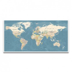 Mapa świata dekoracyjne...