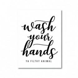 Umyj ręce ty brudne zwierzę...