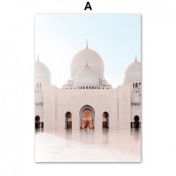 Biały meczet maroko drzwi...