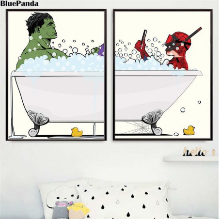 Batman i Catwoman w kąpieli...