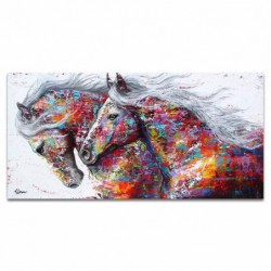 Kolorowe konie dekoracyjne...