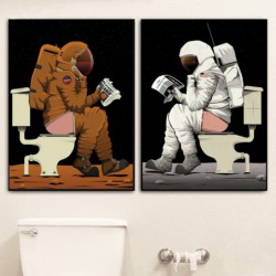 Cartoon astronauta zabawna...