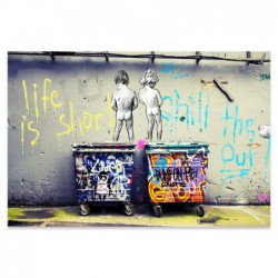 BANMU Banksy kolorowy...