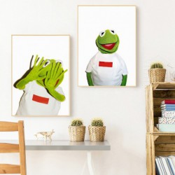 Kermit żaba Decor plakat na...