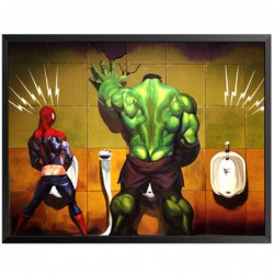 Superhero toaleta łazienka...