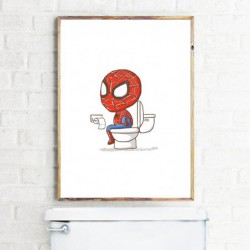 Superhero Pooping toaleta...