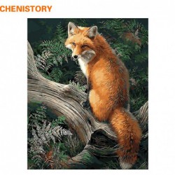 CHENISTORY Fox Animals Diy...