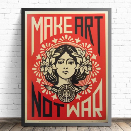 Make Art Not War Pop Art...