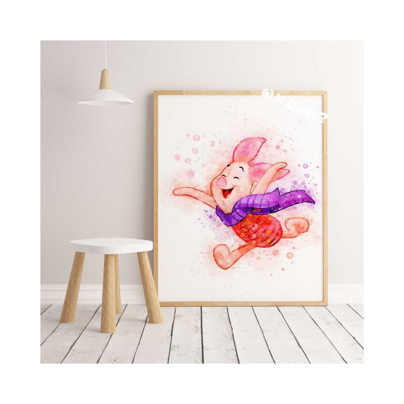 plakat prosiaczek kubuś puchatek