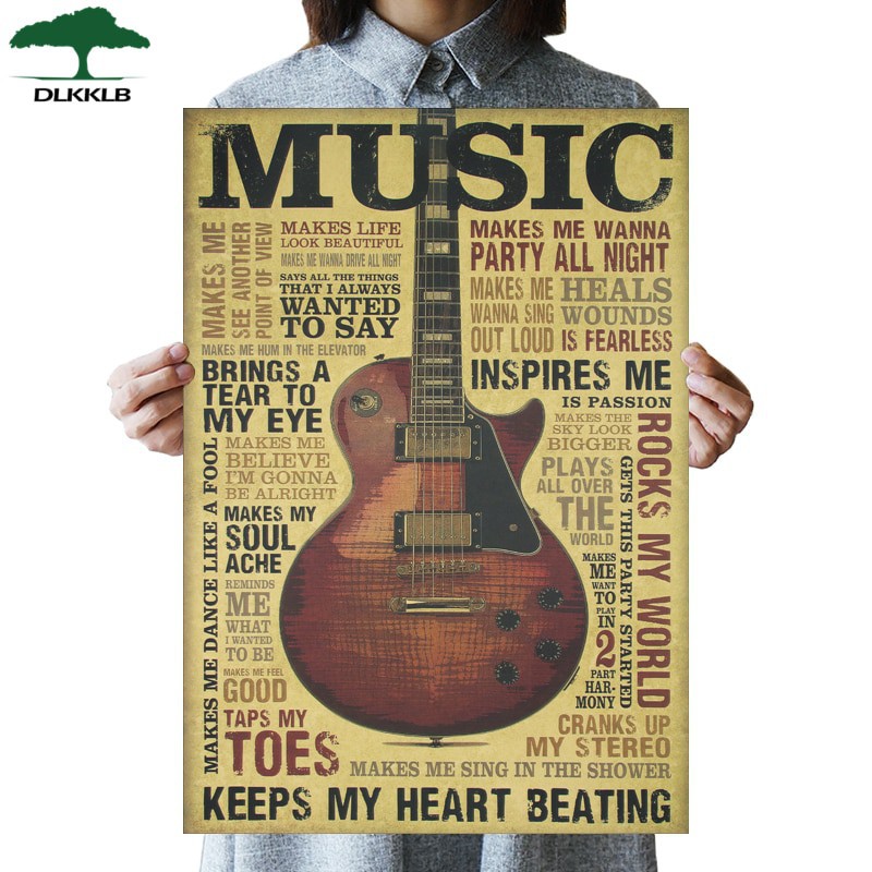 retro plakat muzyczny