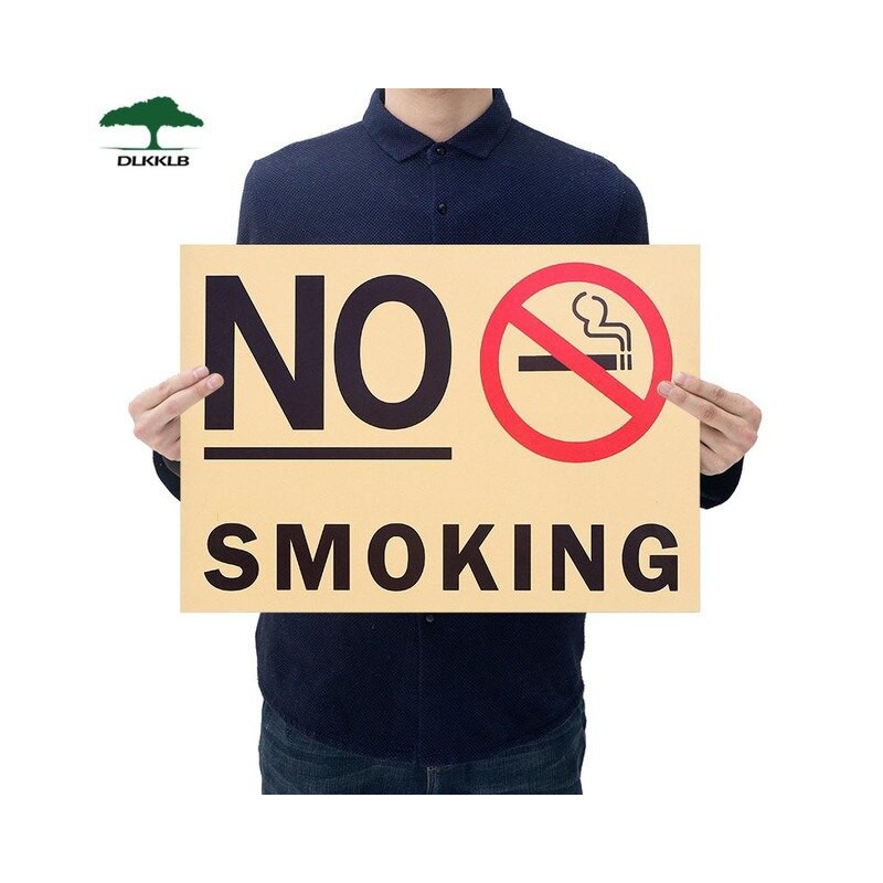 plakat no smoking