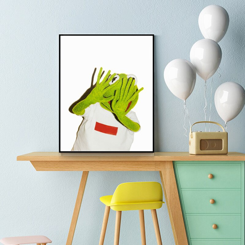 obraz żaba Kermit bajka