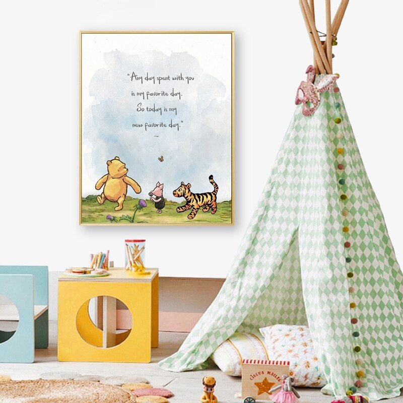 Plakaty z cytatami z bajek