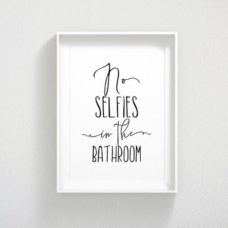 plakat z czarnymi napisami