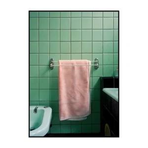 Abstrakcyjny plakat z krajobrazem w stylu motelu Wzór 1
