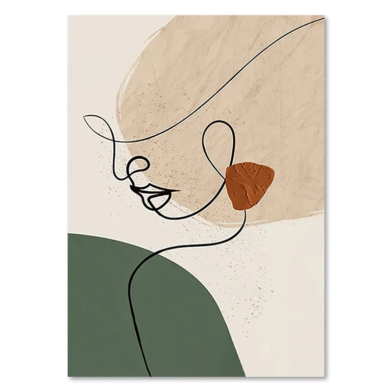Abstrakcyjny plakat w stylu Matisse'a Wzór 2
