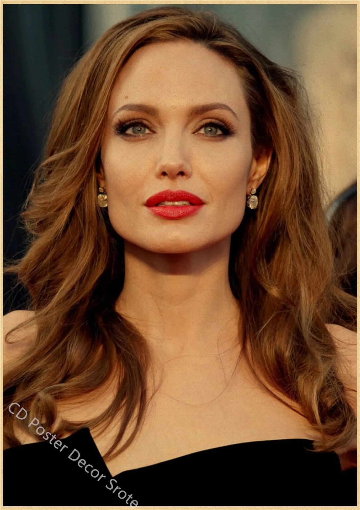 Angelina Jolie - plakat vintage Wzór 5