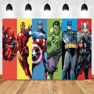 Baner dekoracyjny Avengers superbohaterowie Wzór 1