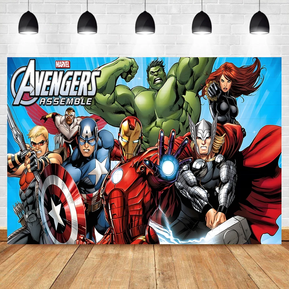 Baner dekoracyjny Avengers superbohaterowie Wzór 2