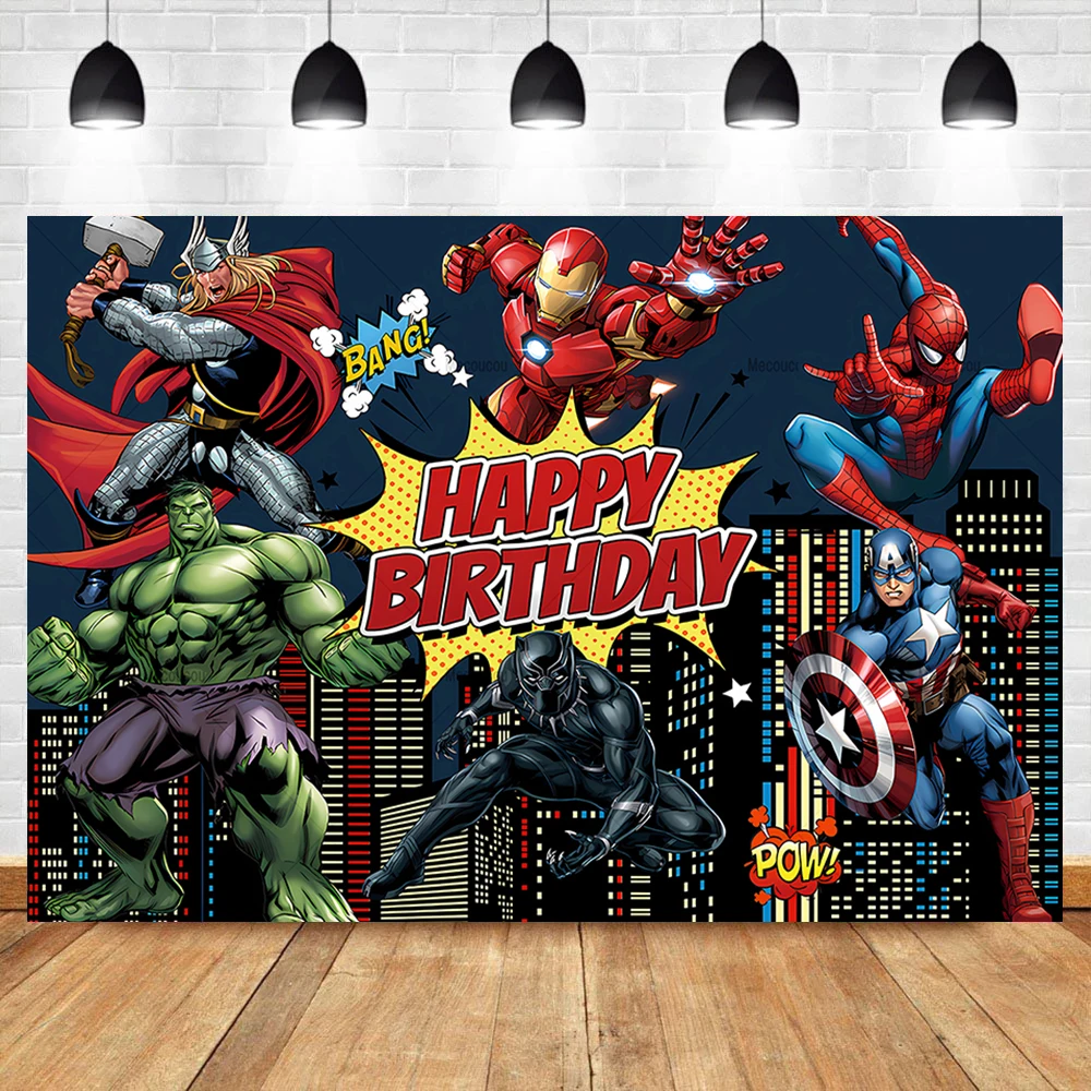 Baner dekoracyjny Avengers superbohaterowie Wzór 3