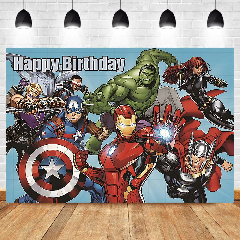 Baner dekoracyjny Avengers superbohaterowie Wzór 4