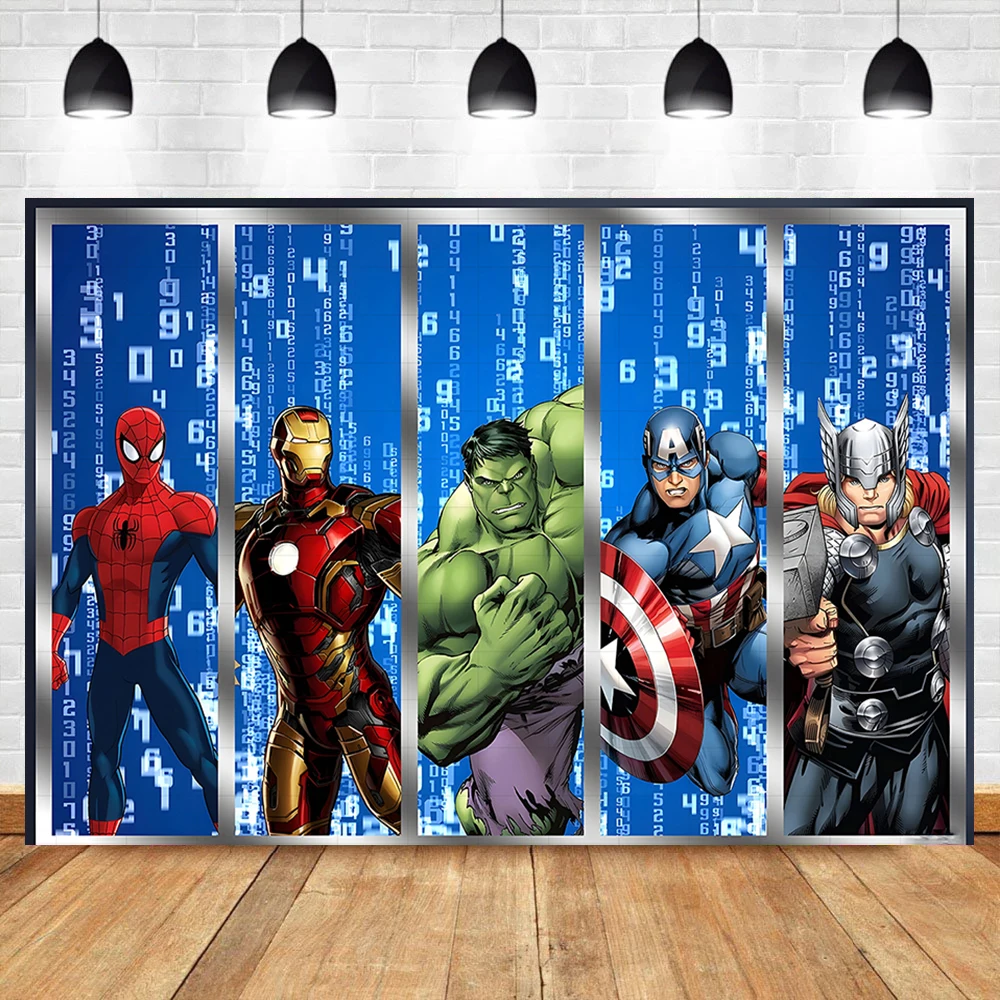 Baner dekoracyjny Avengers superbohaterowie Wzór 5