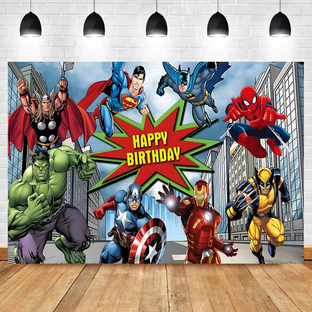 Baner dekoracyjny Avengers superbohaterowie Wzór 7