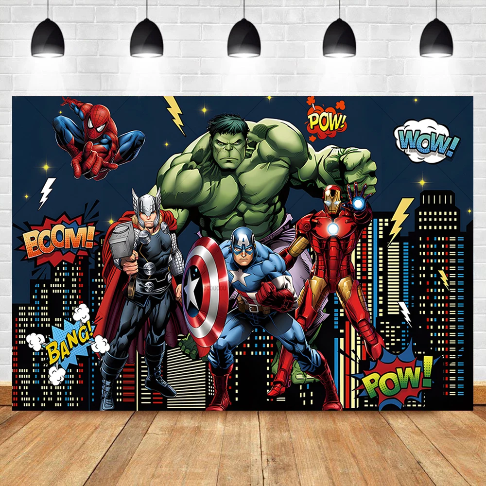 Baner dekoracyjny Avengers superbohaterowie Wzór 8