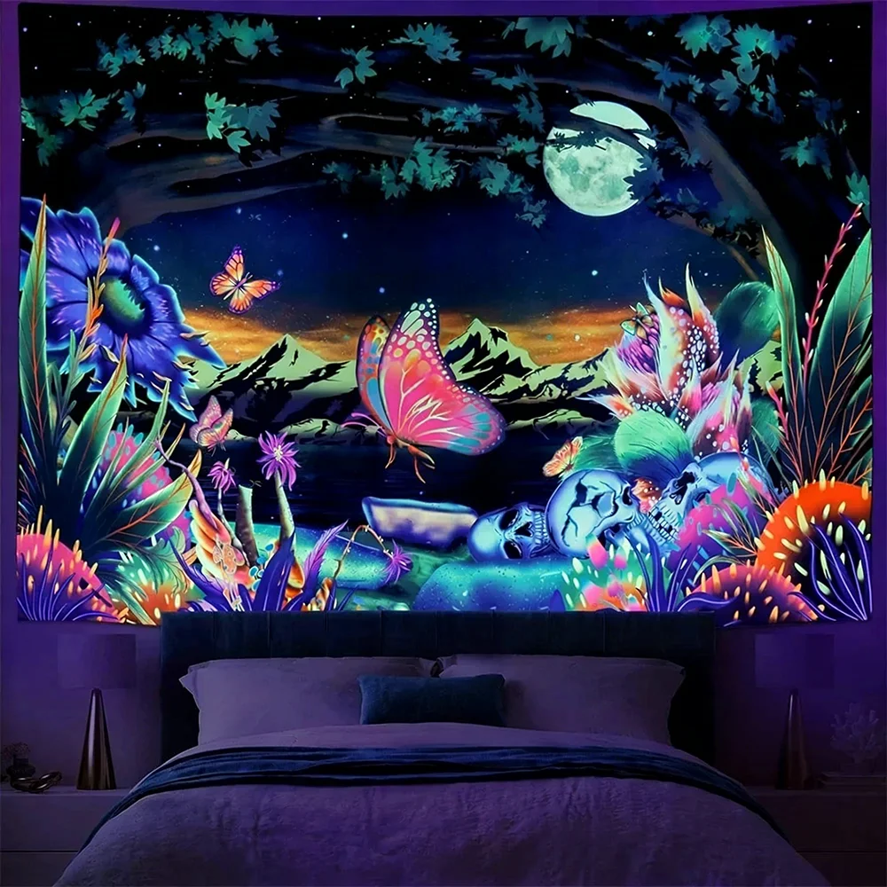 Gobelin fantasy świecący w ciemności UV Wzór 5
