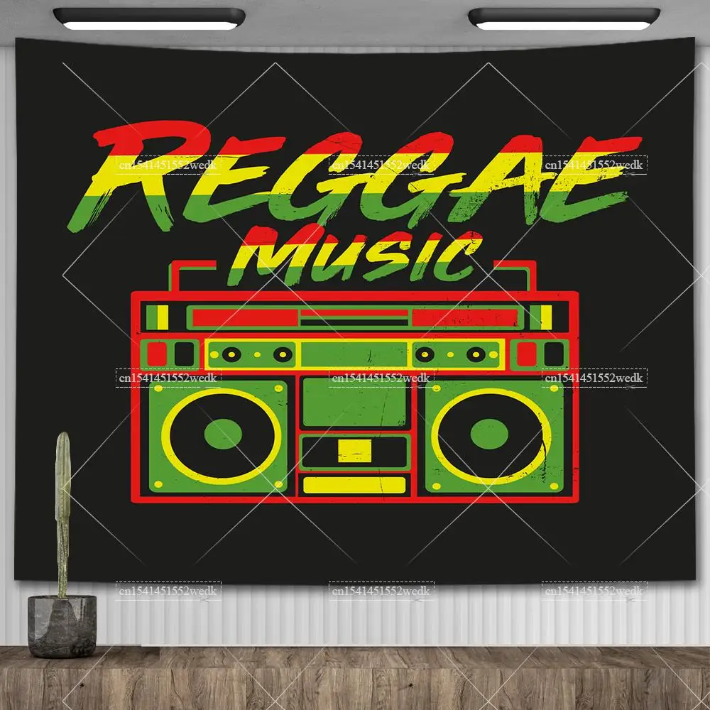 Reggae Just Relax - gobelin ścienny Fioletowo szary