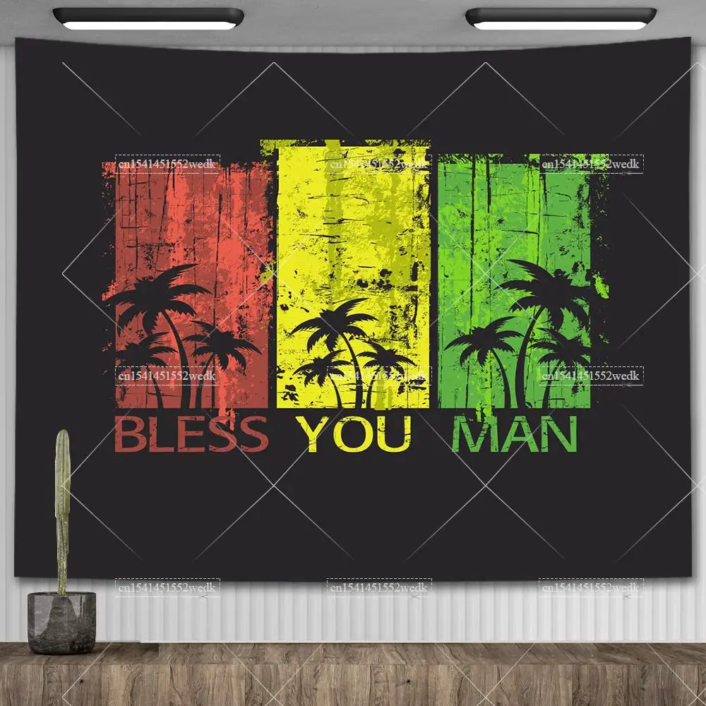 Reggae Just Relax - gobelin ścienny Oliwkowy brąz
