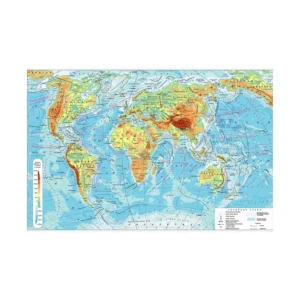 Mapa świata - duża dekoracja ścienna Uniwersalny