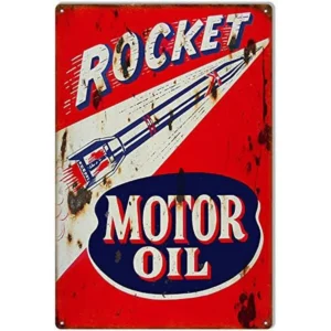 Metalowy plakat dekoracyjny vintage śliwka