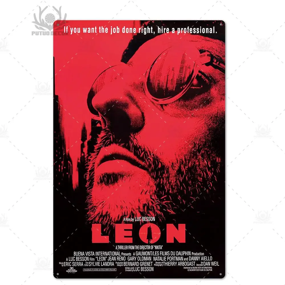 Metalowy plakat filmowy w stylu retro - tabliczka do baru Wzór 6