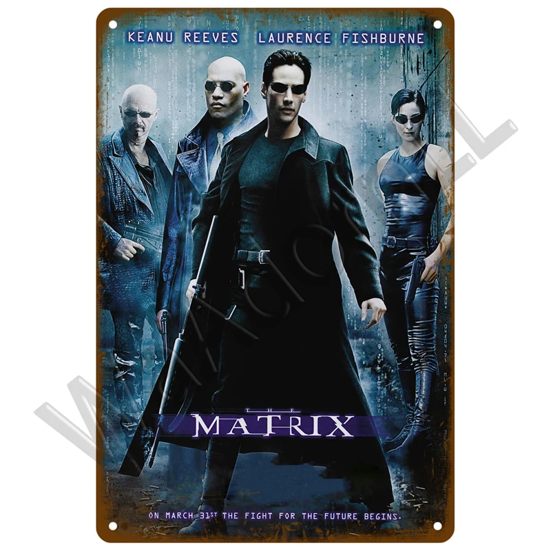 Metalowy plakat filmowy w stylu vintage Burgundia