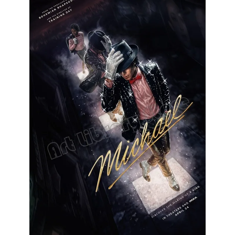 Michael 2026 - plakat filmowy na płótnie Wzór 1