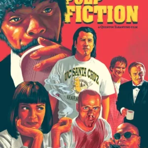 Nowoczesny plakat filmowy na płótnie Biały