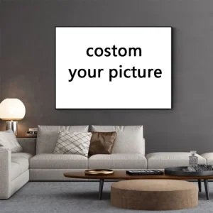 Personalizowany plakat ze zdjęciem na płótnie Bez ramki